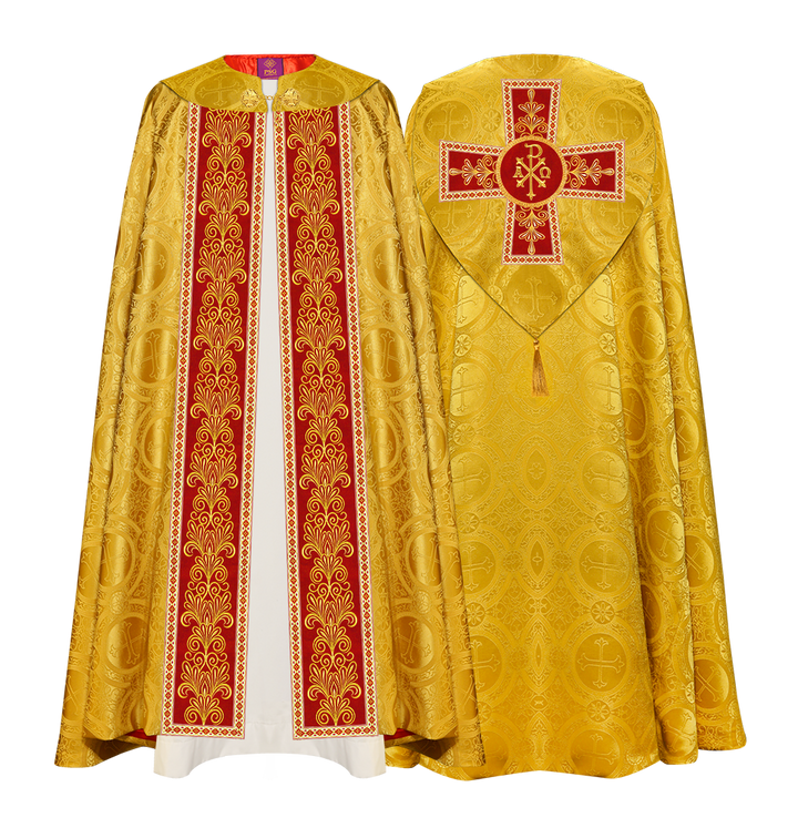 Gothic Cope vestments with Spiritual Motifs and Trims