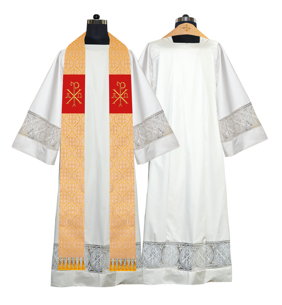 Embroidered Priest Stole with Motif