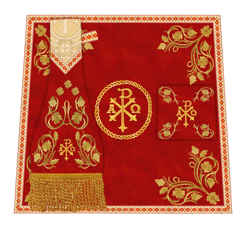 Grapes Embroidery Mass set with Motif