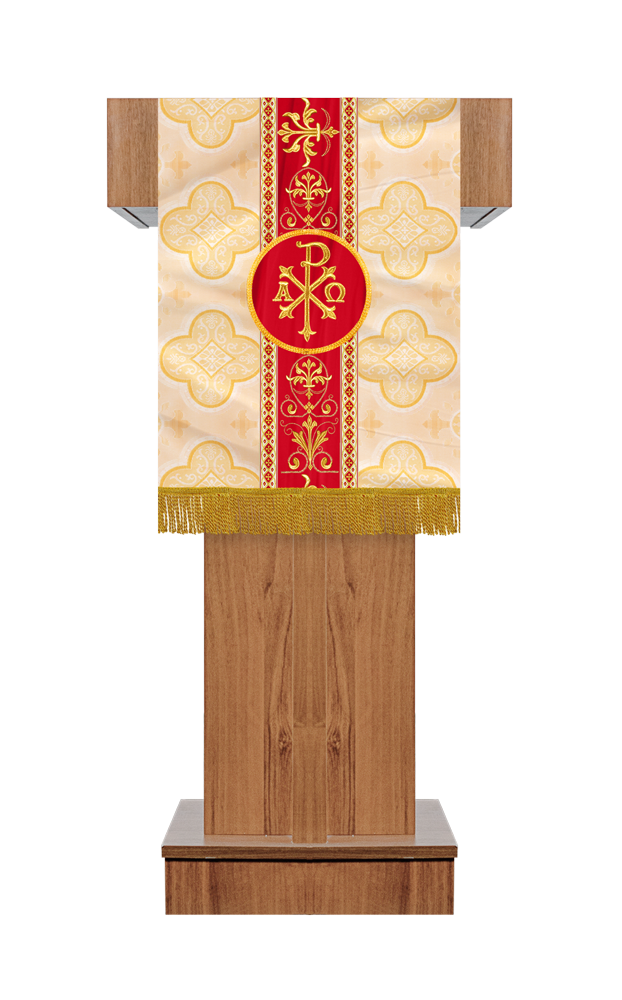 Pulpit/Lectern with Embellished Motif and Trims