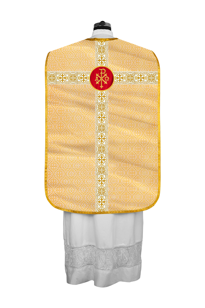 Fiddleback Vestment adorned with lace