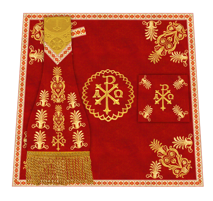 Embroidered Motif and Trims Mass Set