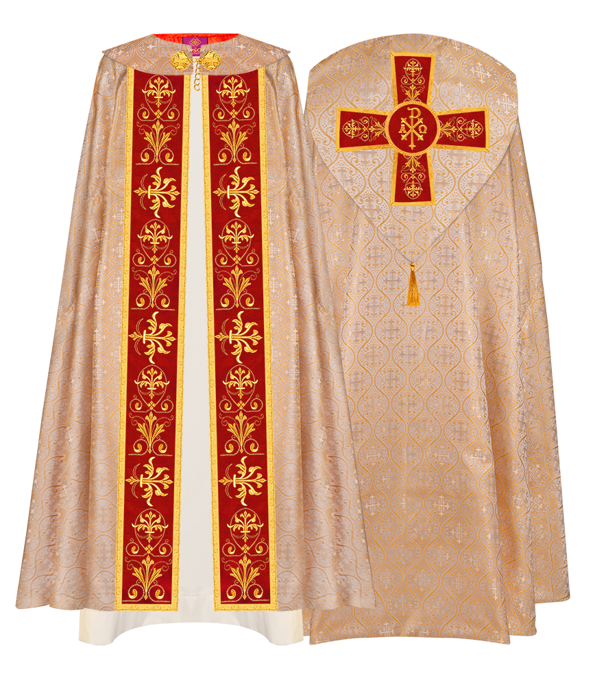 GOTHIC COPE WITH ORNATE EMBROIDERY