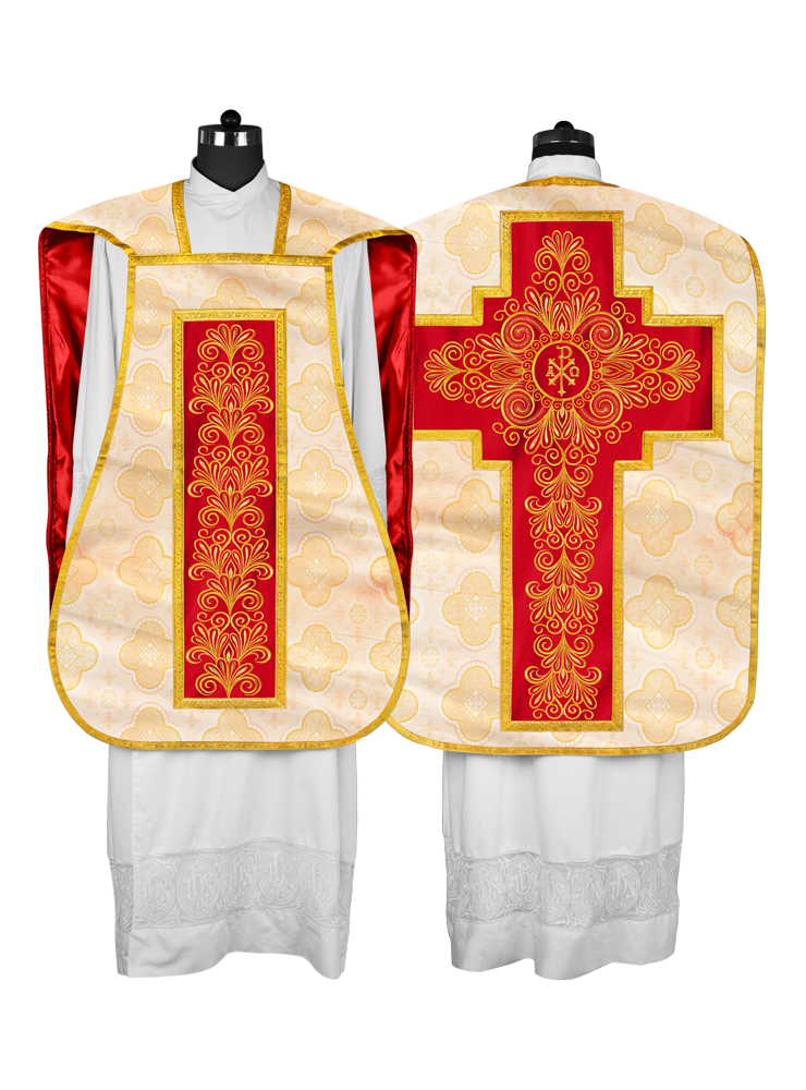 Traditional Roman chasuble vestment - Flourish collection