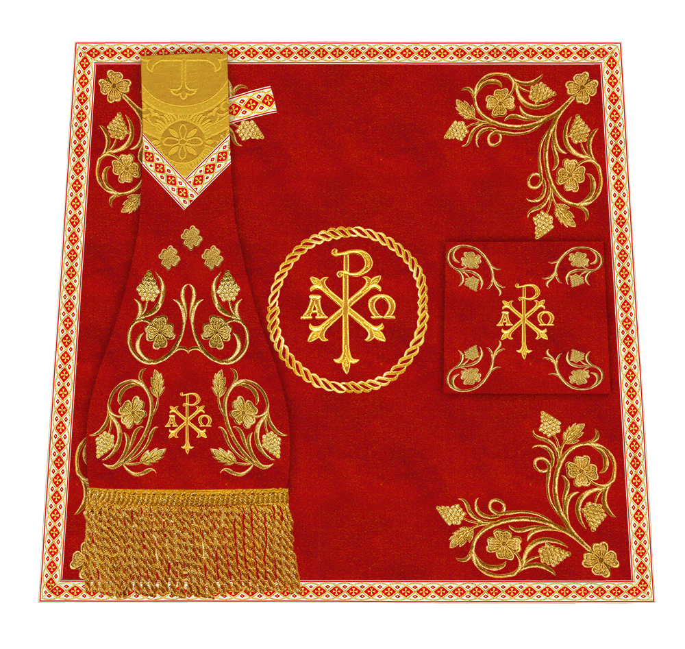 Grapes Embroidery Mass set with Motif