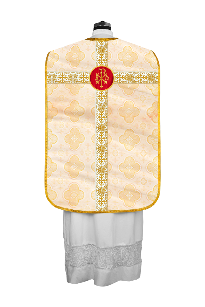 Fiddleback Vestment adorned with lace