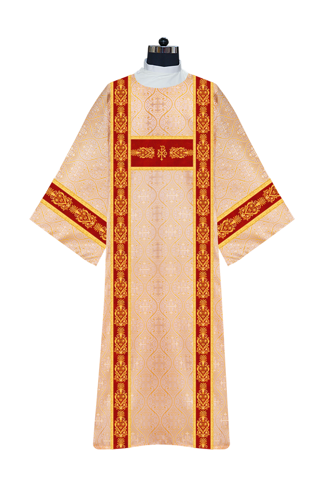 DEACON DALMATICS WITH ORNATE EMBROIDERY