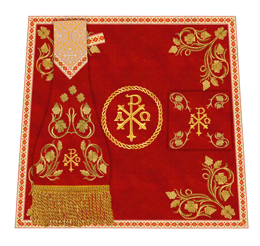 Grapes Embroidery Mass set with Motif