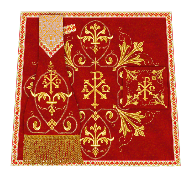 Spiritual Embroidery Mass Set Vestment