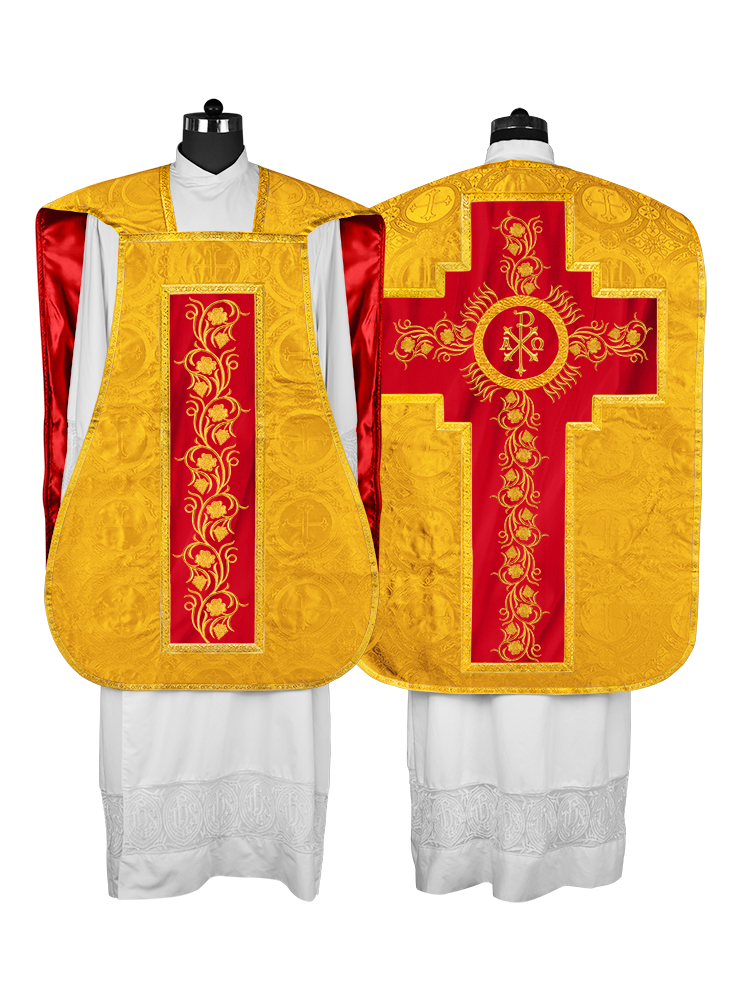 Catholic fiddleback chasuble vestment - Grapes collection
