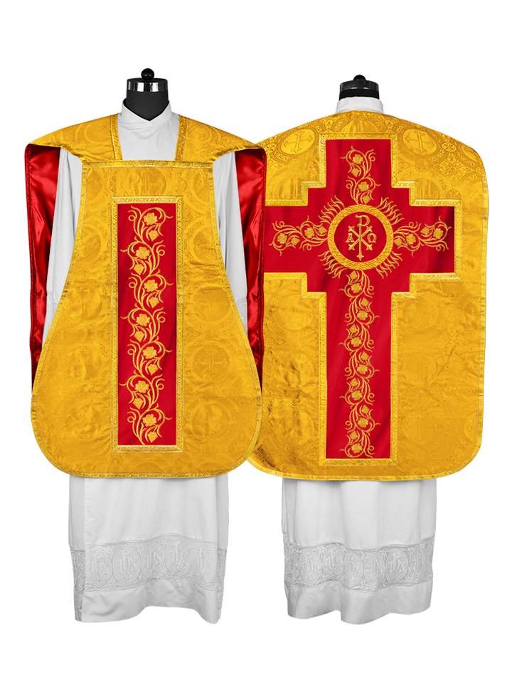 Catholic fiddleback chasuble vestment - Grapes collection