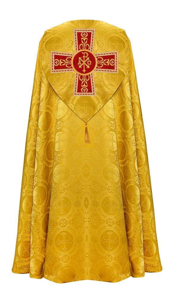 GOTHIC COPE VESTMENTS WITH ADORNED ORPHREY