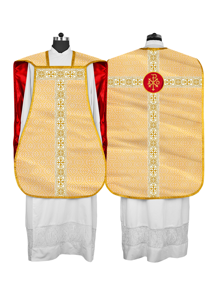 Fiddleback Vestment adorned with lace