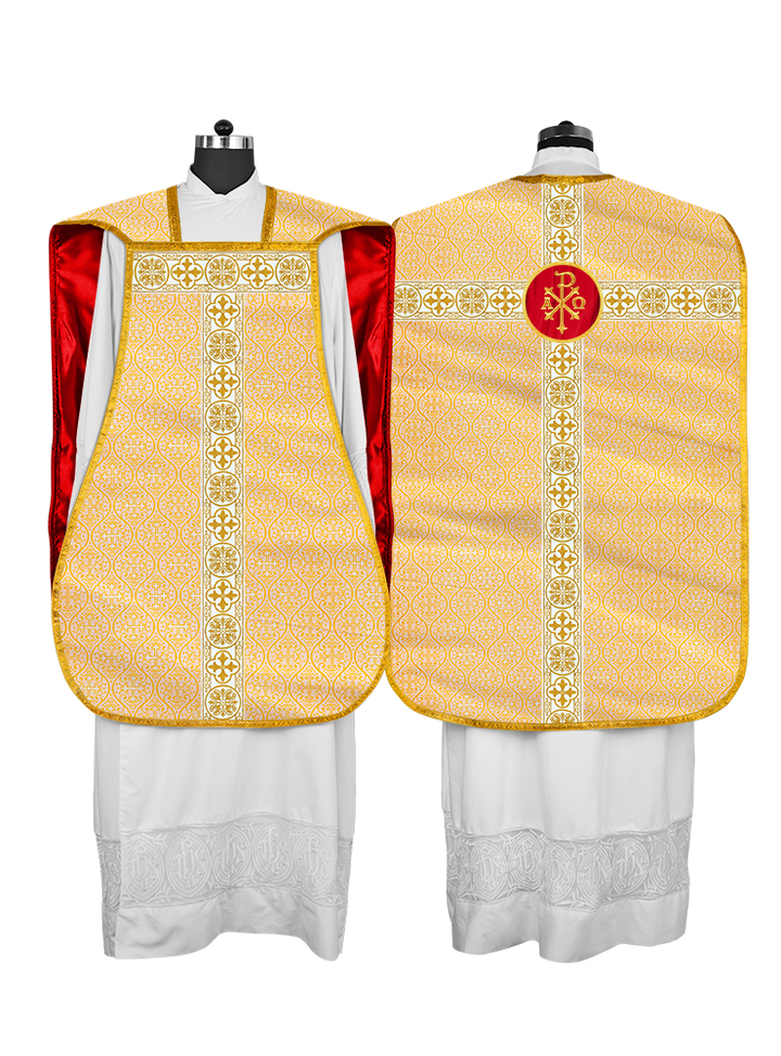 Fiddleback Vestment adorned with lace