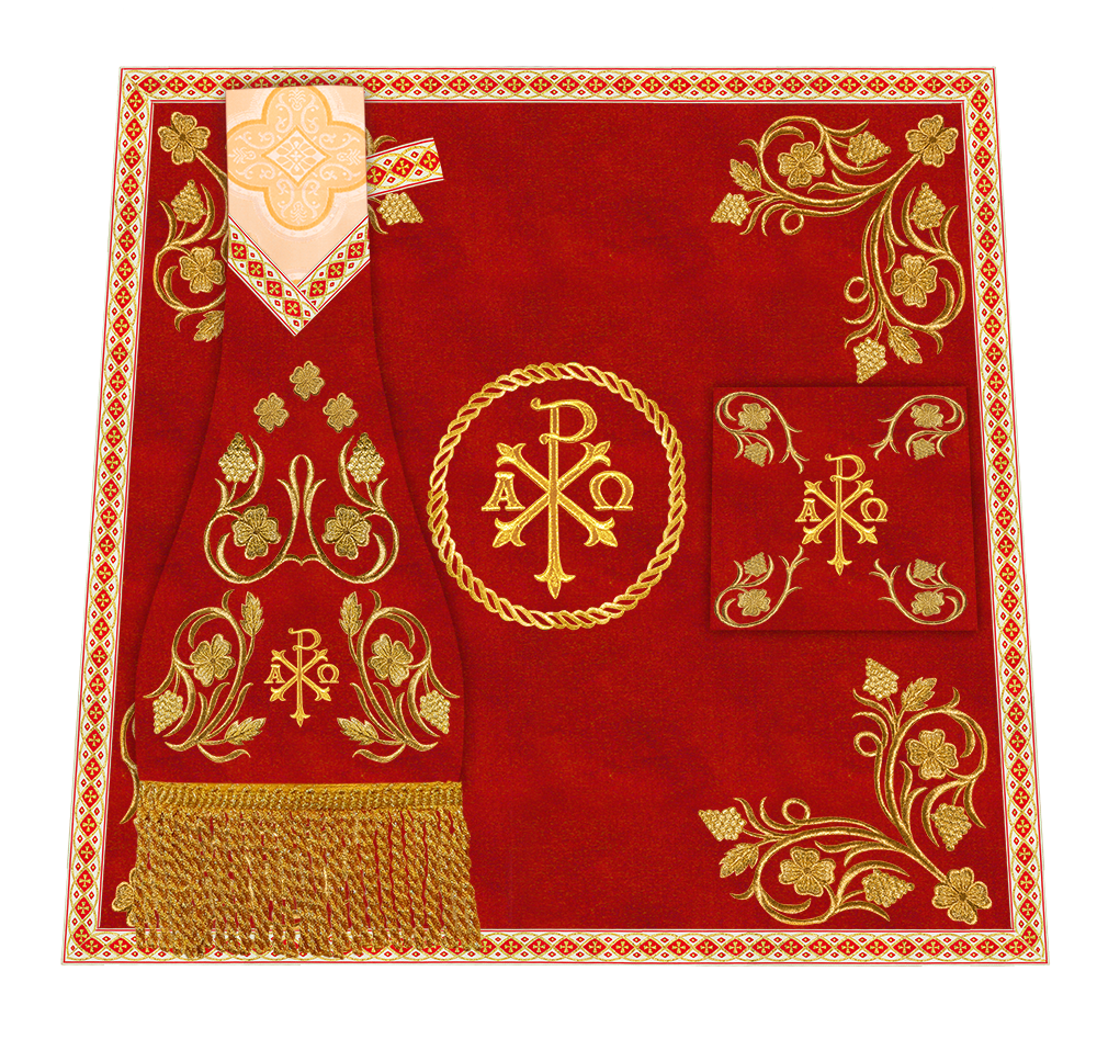 Grapes Embroidery Mass set with Motif