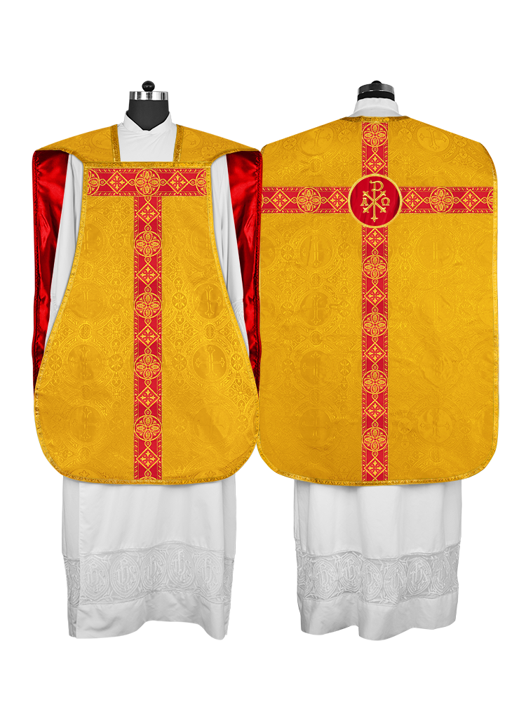 Embroidered Roman Chasuble Vestment