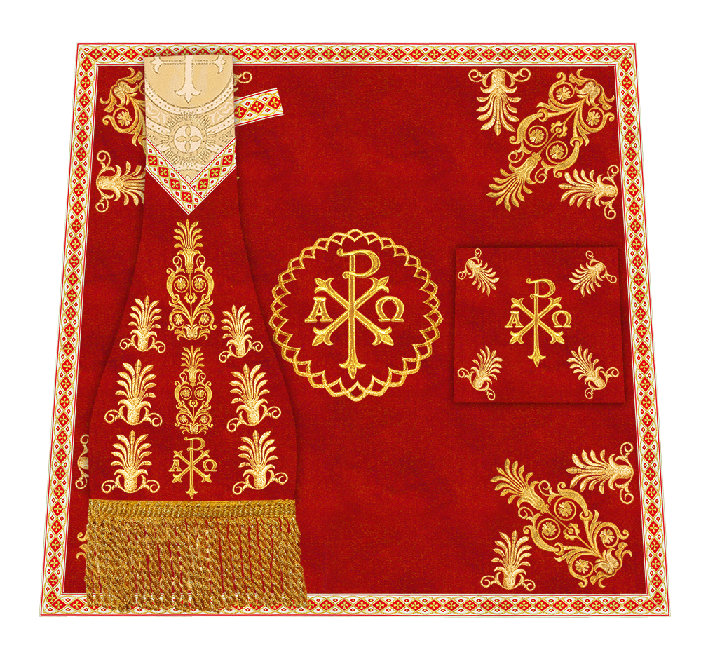 Embroidered Motif and Trims Mass Set