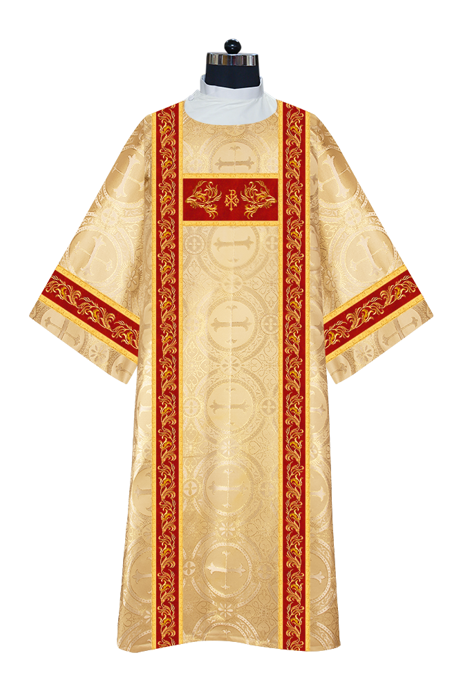 DALMATICS VESTMENT WITH ORNATE EMBROIDERY