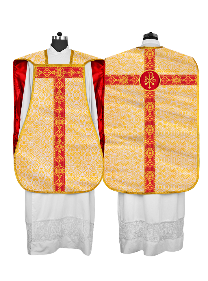Embroidered Roman Chasuble Vestment