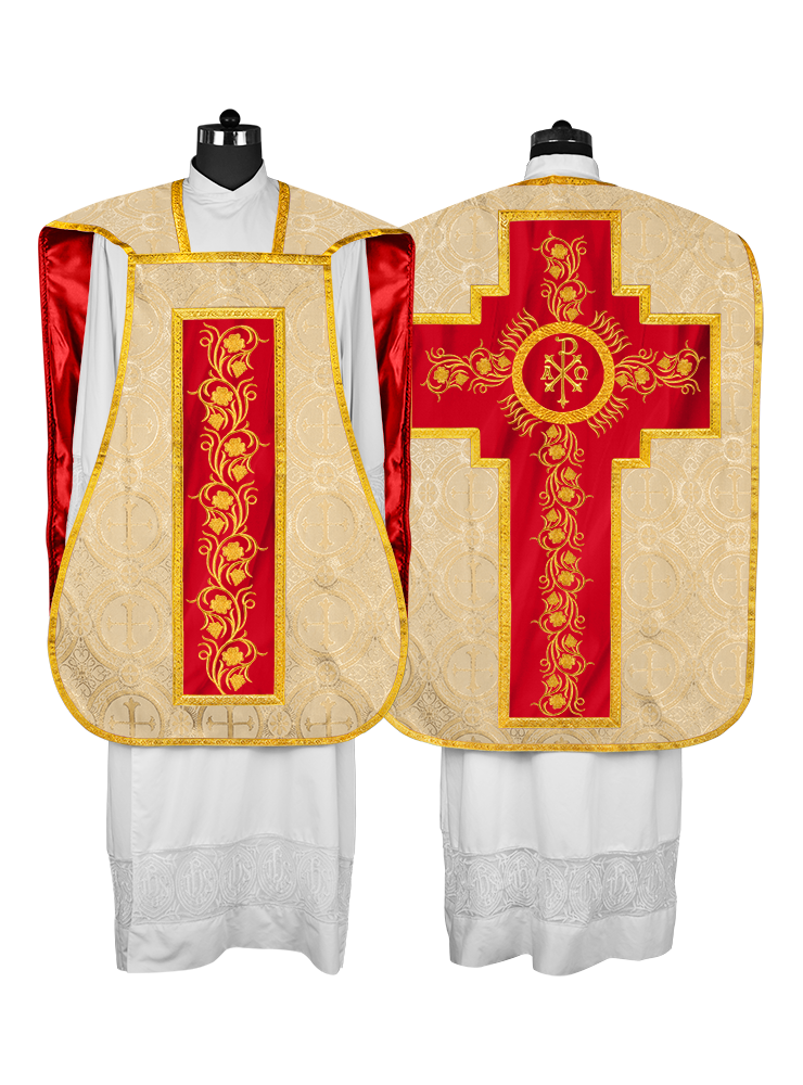 Catholic fiddleback chasuble vestment - Grapes collection