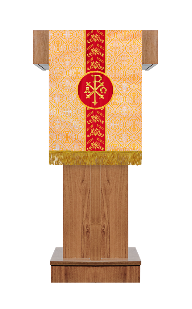 PULPIT/LECTERN WITH ADORNED TRIMS