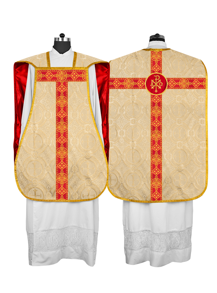 Embroidered Roman Chasuble Vestment