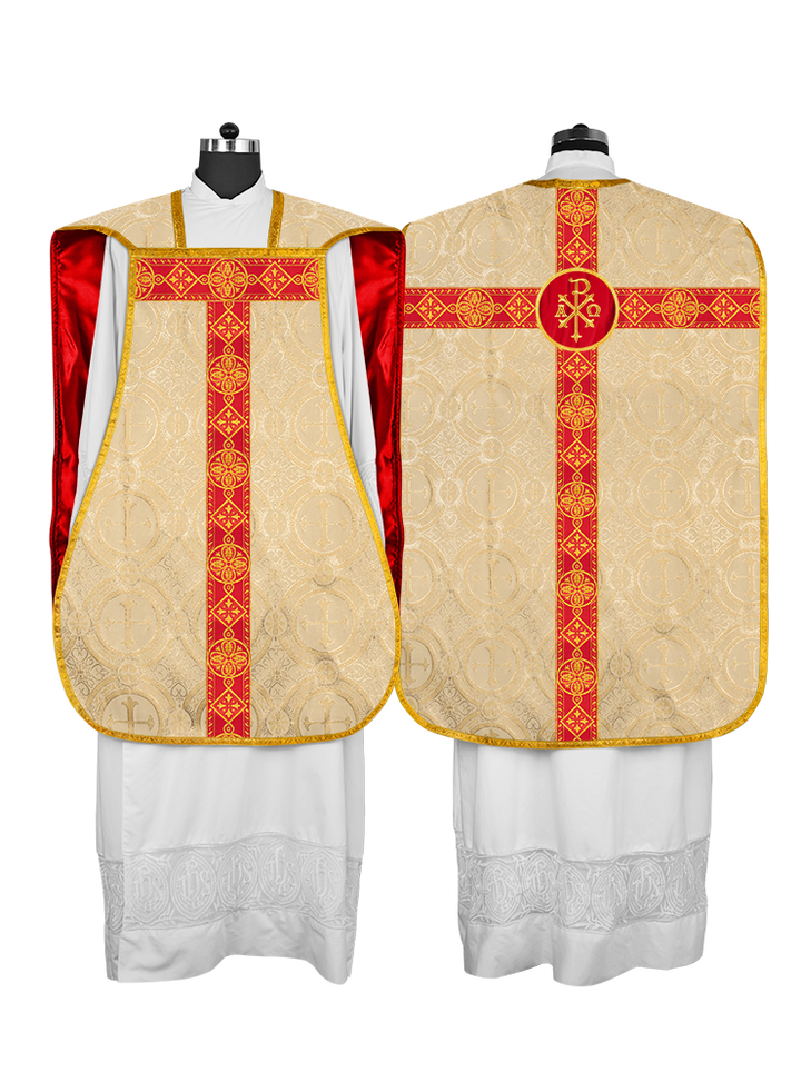 Embroidered Roman Chasuble Vestment