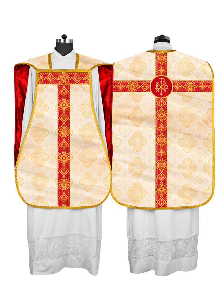 Embroidered Roman Chasuble Vestment