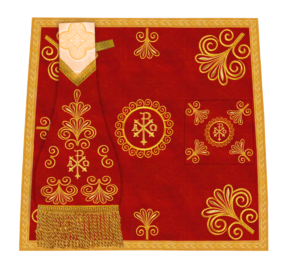 Elegant mass set with rich embroidery - Flourish collection