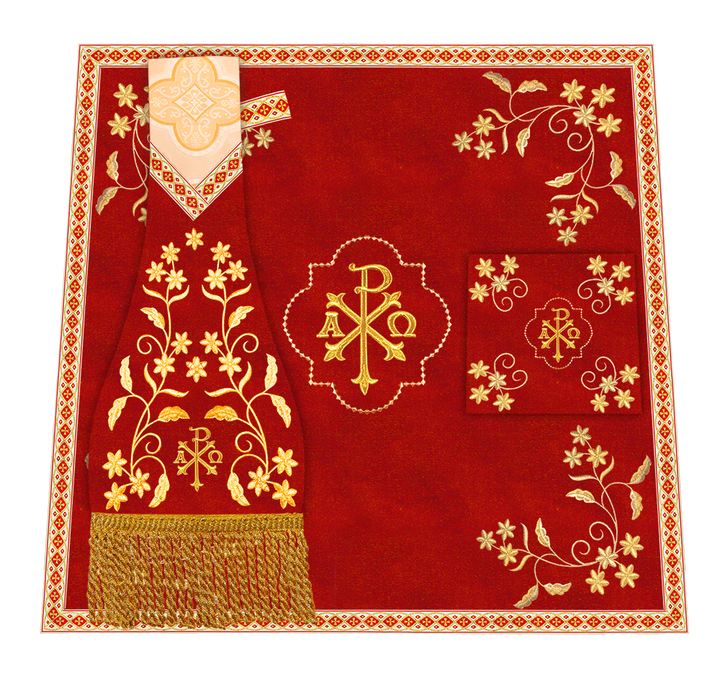 Floral Embroidery Spiritual Mass Set