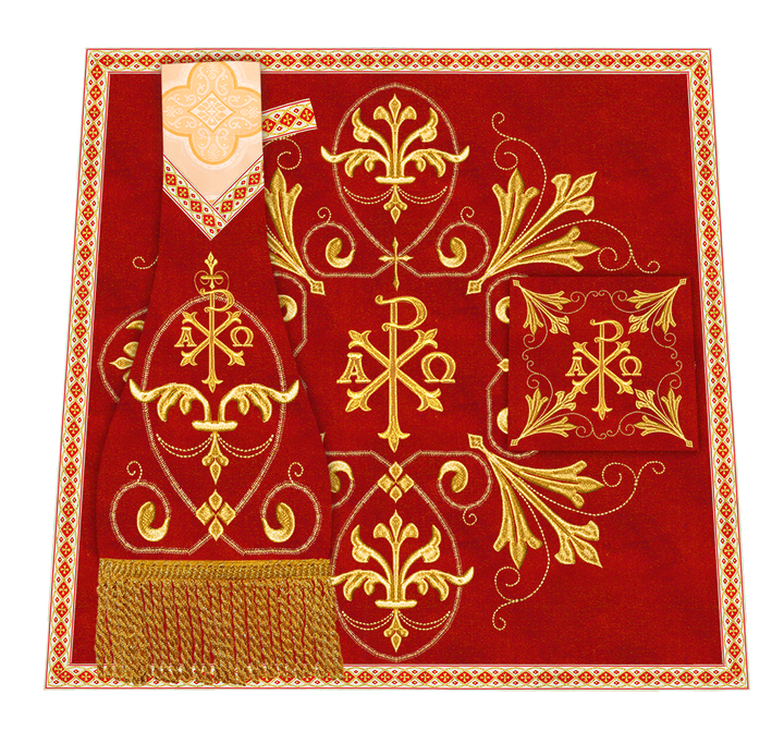 Spiritual Embroidery Mass Set Vestment