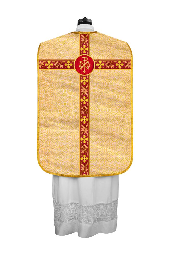 Roman chasuble adorned with lace