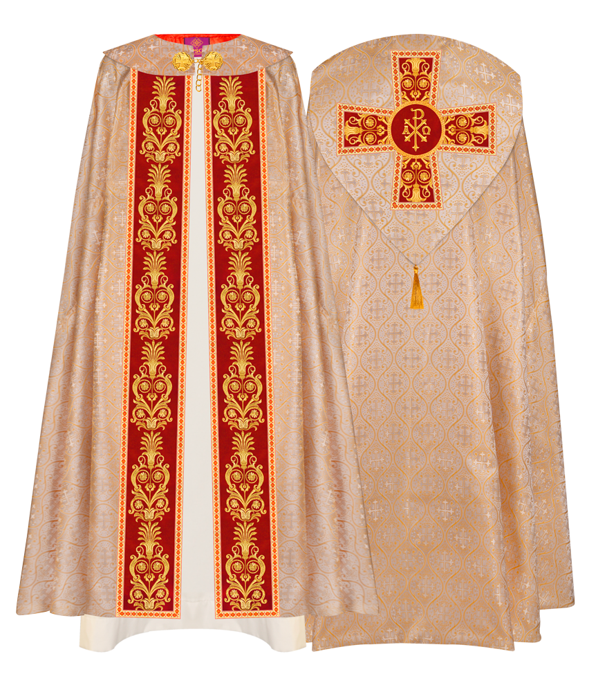 GOTHIC COPE WITH EMBROIDERED MOTIFS