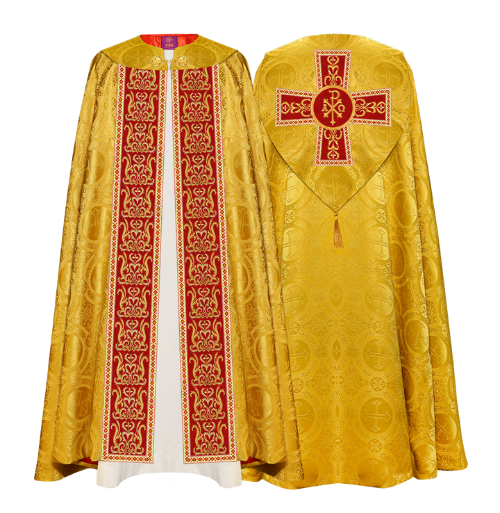 GOTHIC COPE VESTMENTS WITH ADORNED ORPHREY