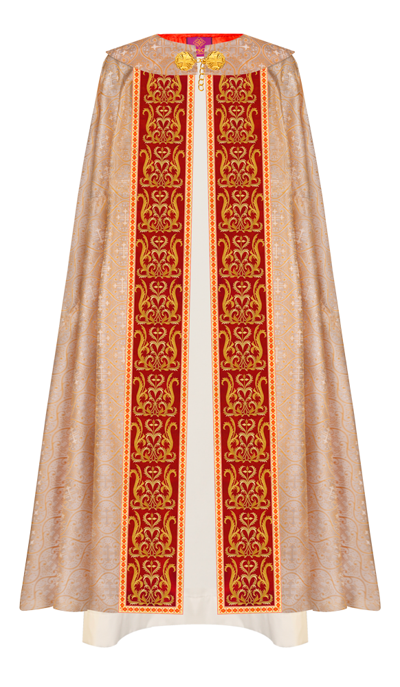 GOTHIC COPE VESTMENTS WITH ADORNED ORPHREY