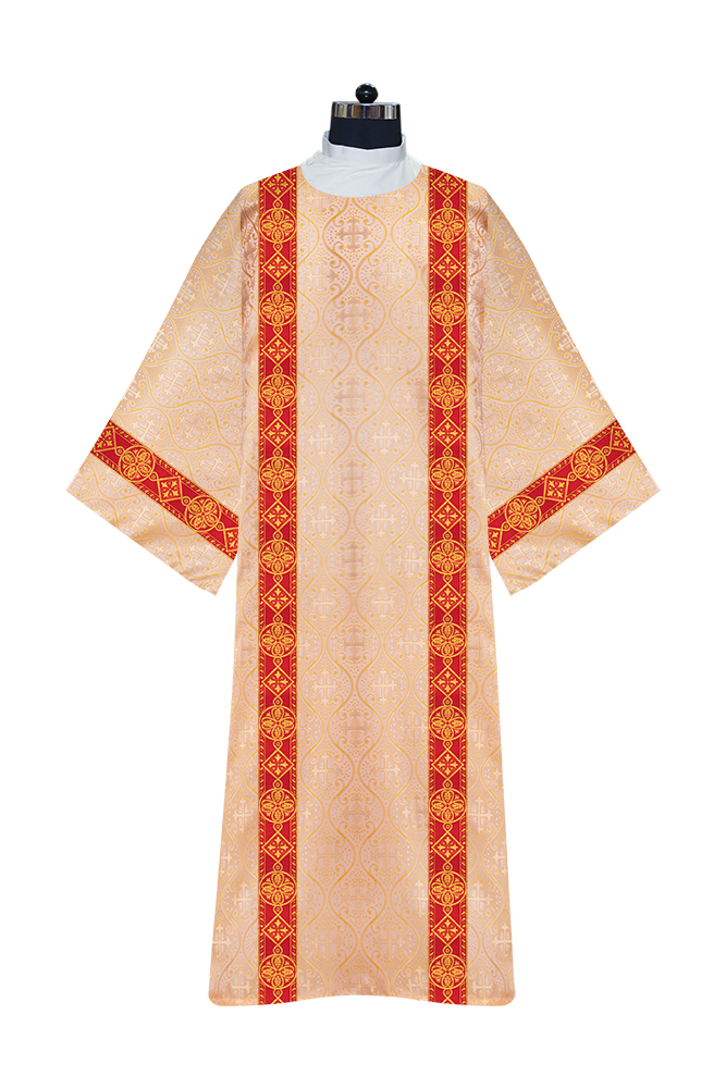 Deacon Dalmatic vestment - Diamond lace