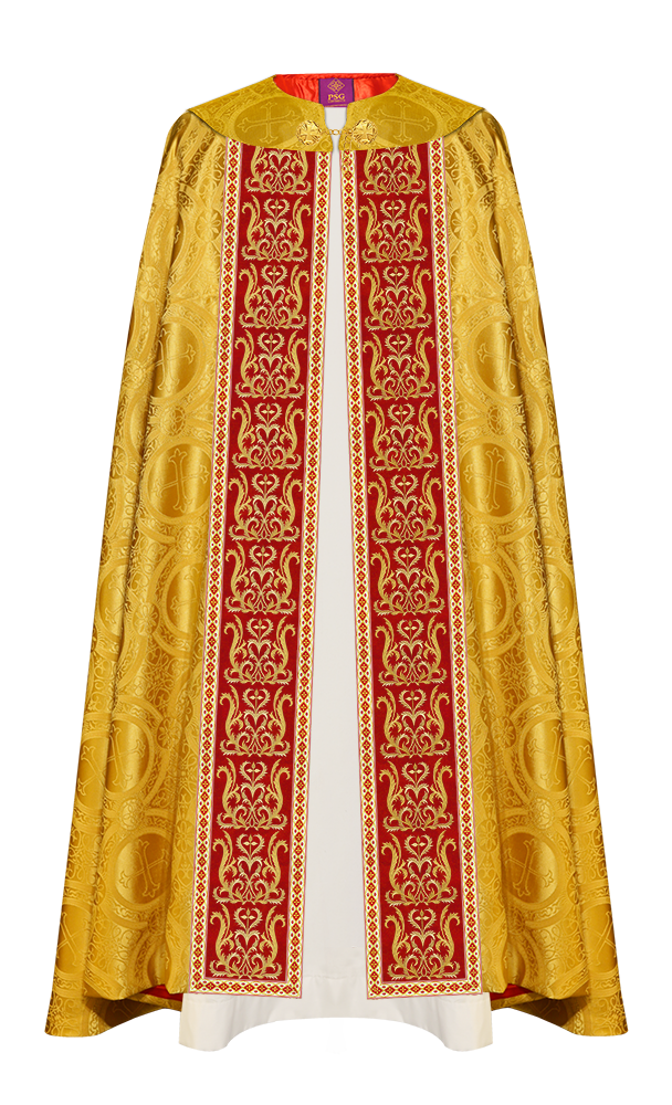 GOTHIC COPE VESTMENTS WITH ADORNED ORPHREY