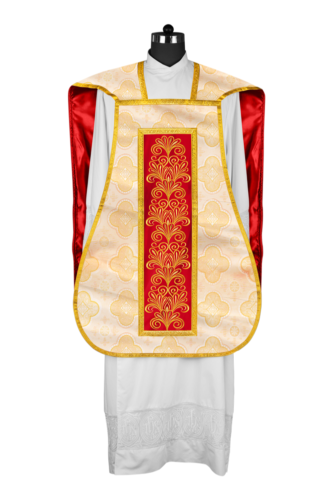 Traditional Roman chasuble vestment - Flourish collection