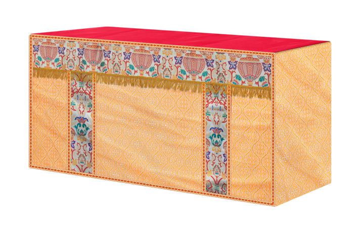 CORONATION TAPESTRY ALTAR CLOTH WITH TRIMS