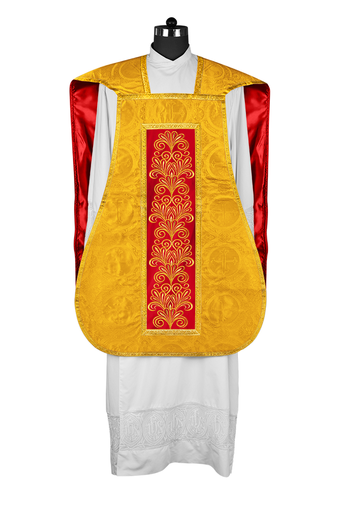 Traditional Roman chasuble vestment - Flourish collection