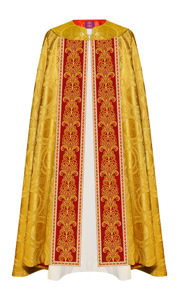 Gothic Cope vestments with Spiritual Motifs and Trims