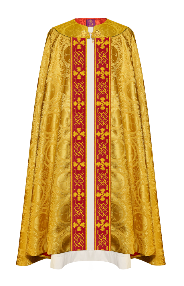 Gothic Cope with Detailed Braids