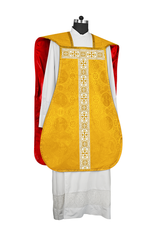 Fiddleback Vestment adorned with lace