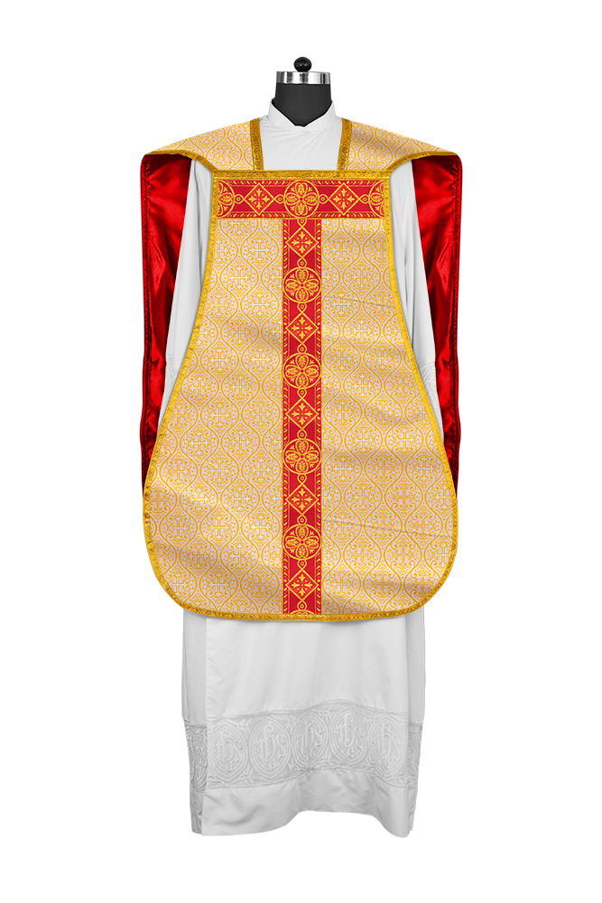 Embroidered Roman Chasuble Vestment