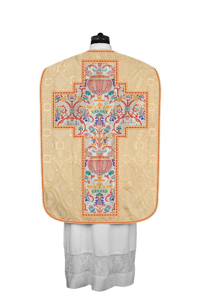 Coronation Tapestry Roman Chasuble with Braided Trims