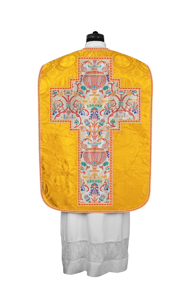 Coronation Tapestry Roman Chasuble with Braided Trims