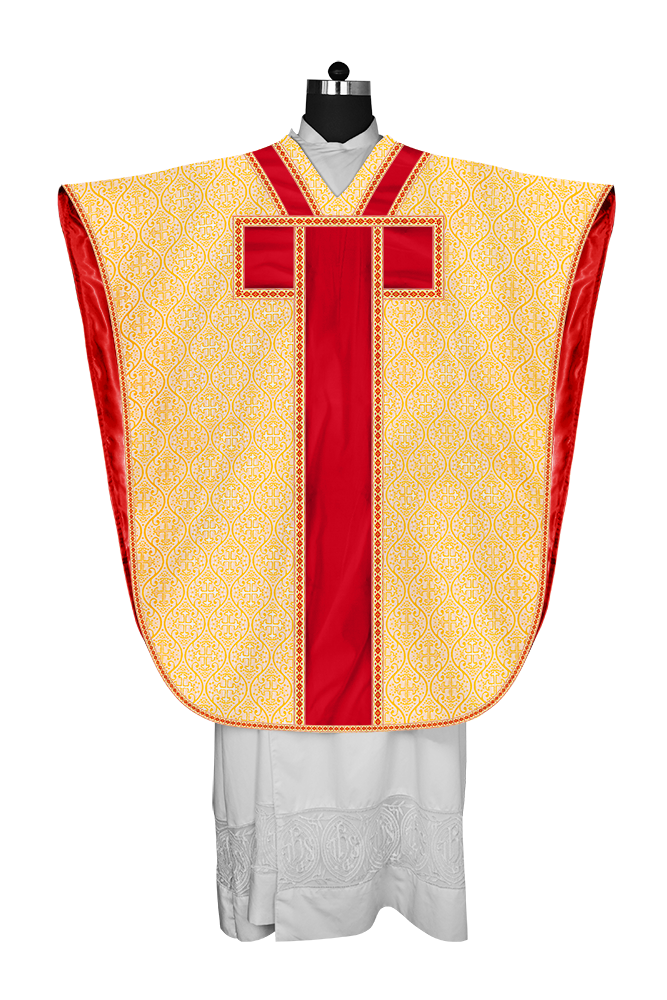 Borromean chasuble vestment adorned with woven braids