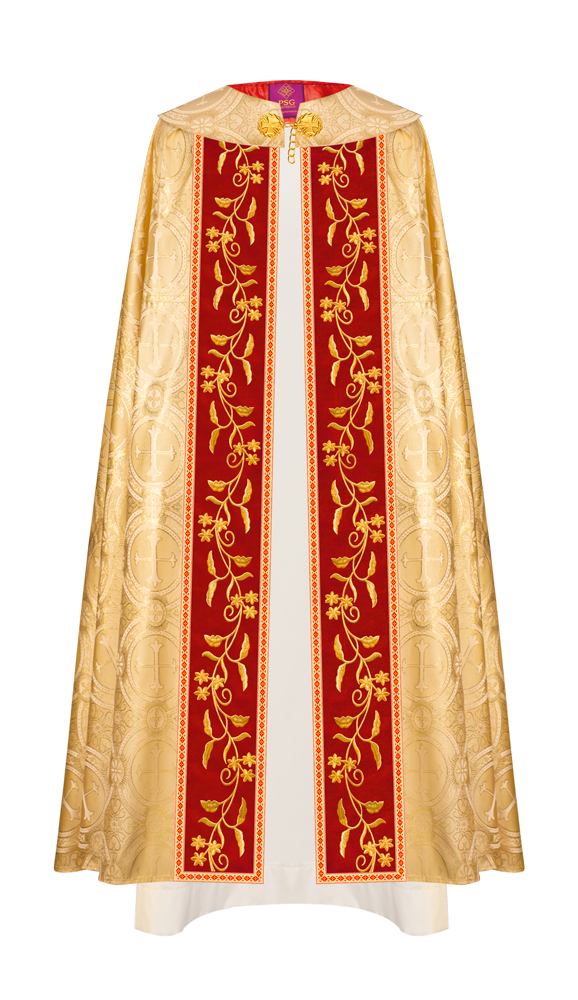 GOTHIC COPE VESTMENTS ORNATED WITH FLORAL DESIGN