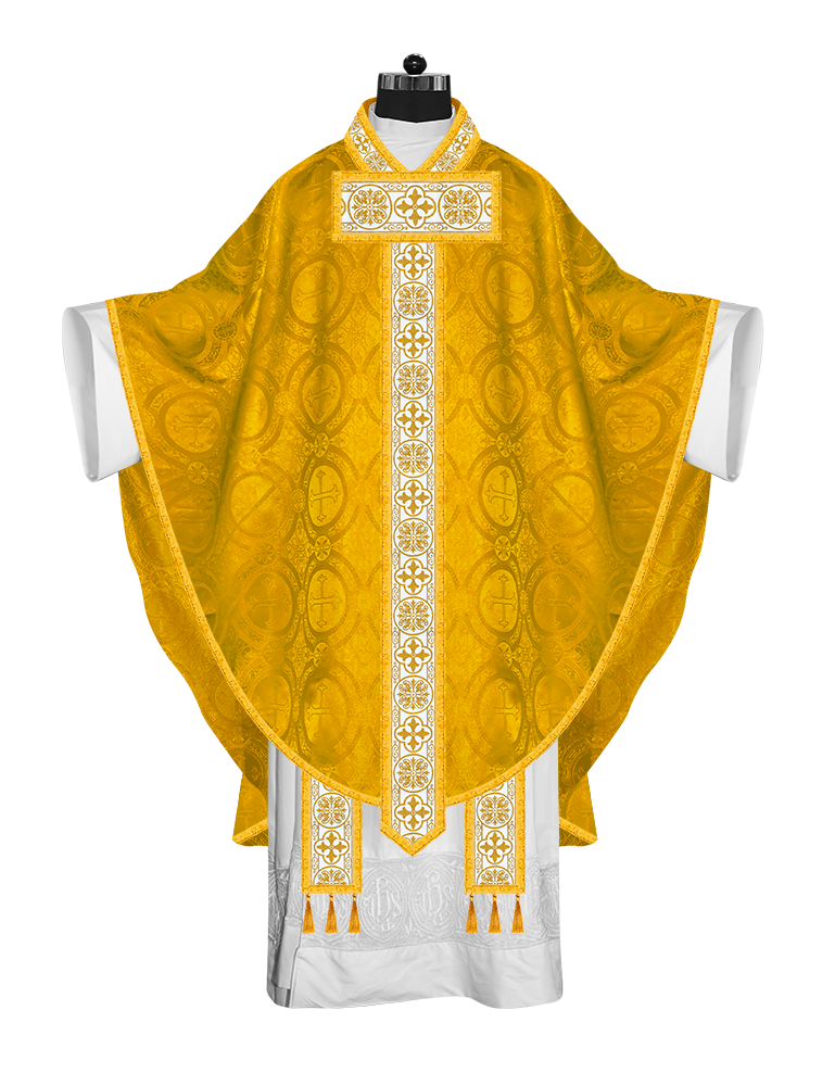 Gothic Chasuble with Elegant Braided orphrey