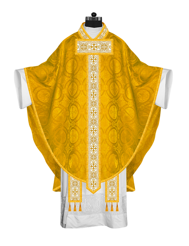 Gothic Chasuble with Elegant Braided orphrey